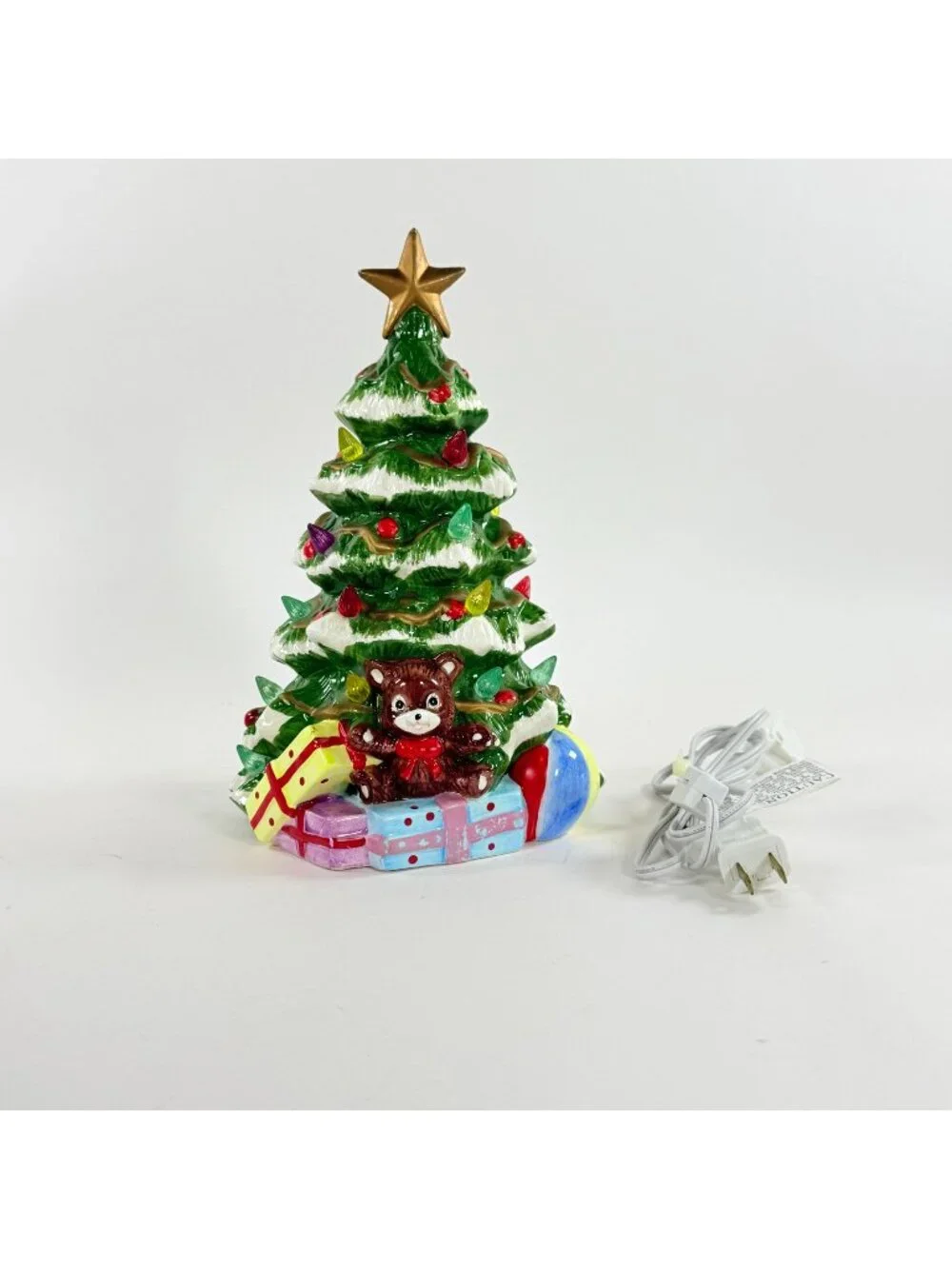 Vintage 1982 Ron Gordon Designs Ceramic Christmas Tree 10.5